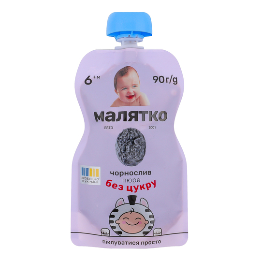 Пюре чорнослив Малятко пауч 90г