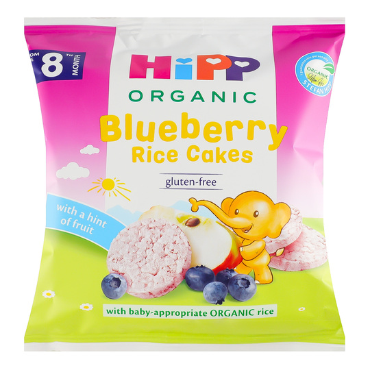 Хлібці рис.орг.з чор.та ябл.HiPP 30г