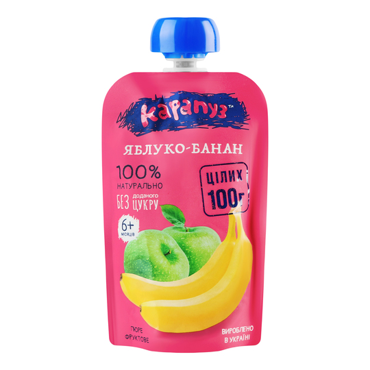 Пюре з яб.та бананів Elfik Magic 100г