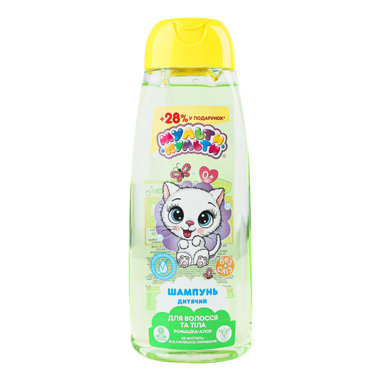 Шампунь 0р.ром/алое Мульти-Пульти 430г