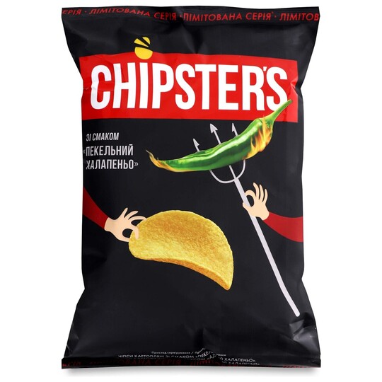 Чипси картоп.халапеньйо Chipster's 130г