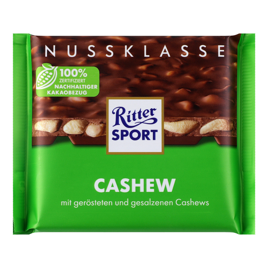 Шоколад мол.з кешью Ritter Sport 100г