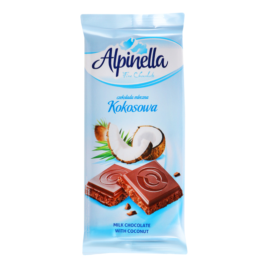 Шоколад мол.з кокосом Alpinella 90г