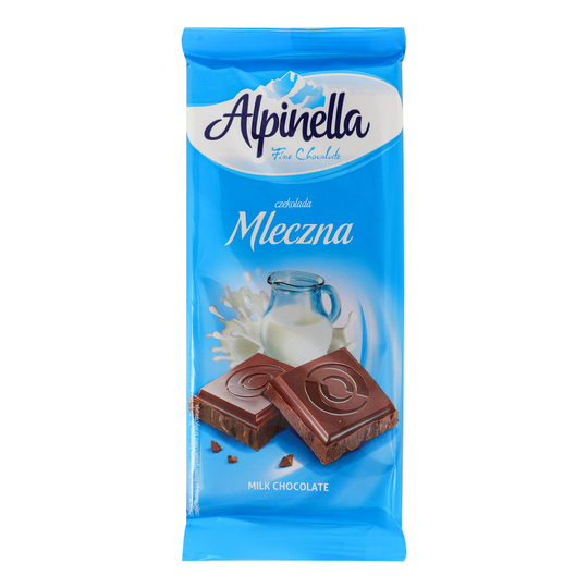 Шоколад молочний Alpinella 90г