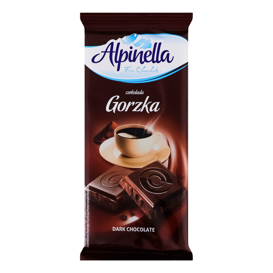 Шоколад чорний Чорна гора Alpinella 90г