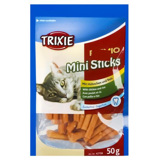 Ласощі д/кот.Trixie Mini курка/рис 50г