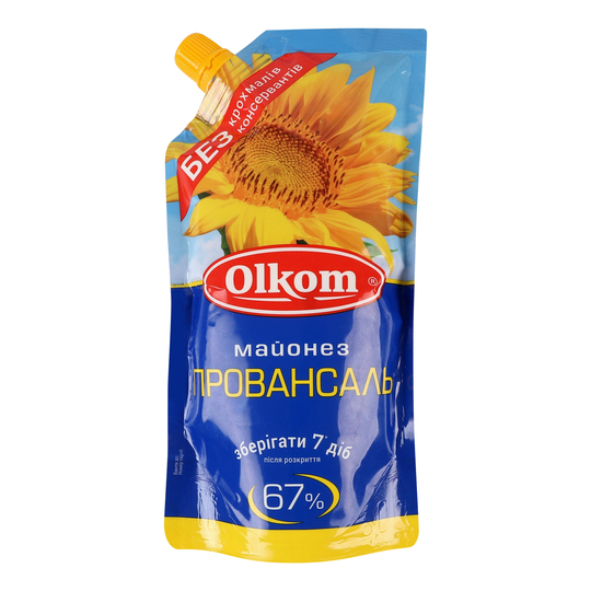 Майонез 67% Провансаль Олком д/п 295г