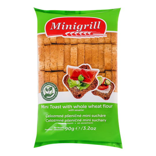 Тости пш. Minigrill Цільнозернові 90г
