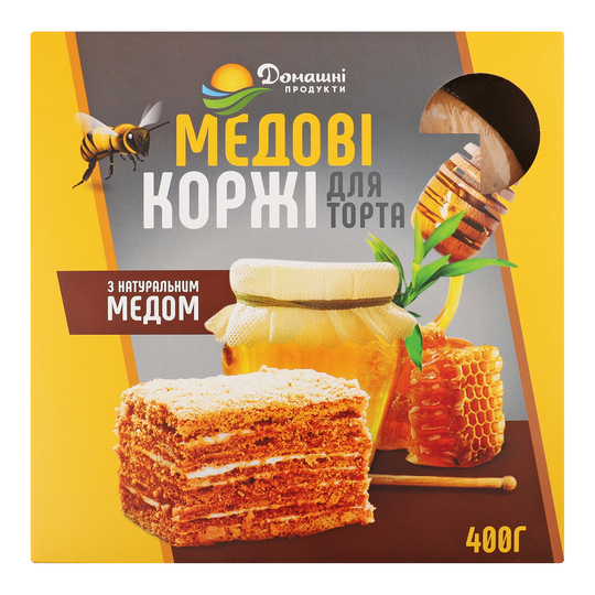 Коржі Медові 400г