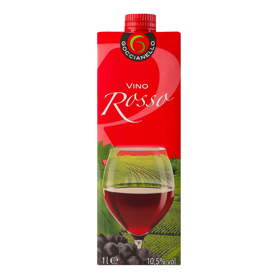 Вино Goccianello ч.сух.10,5% тетрап.1л