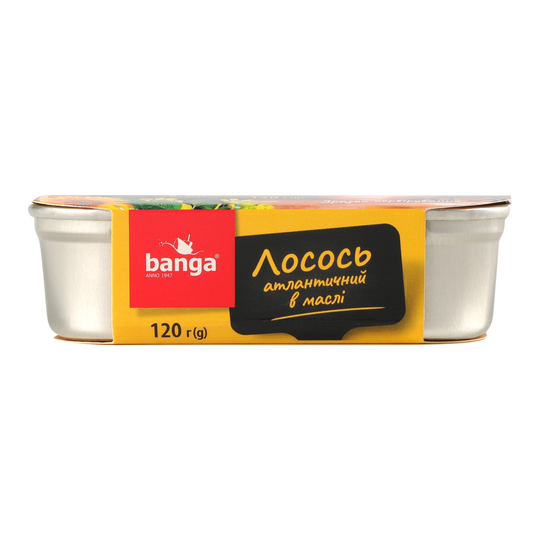 Лосось атлант. в олії Banga 120г
