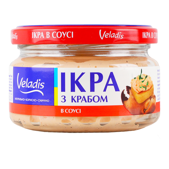 Ікра з крабом в соусі Veladis 160г