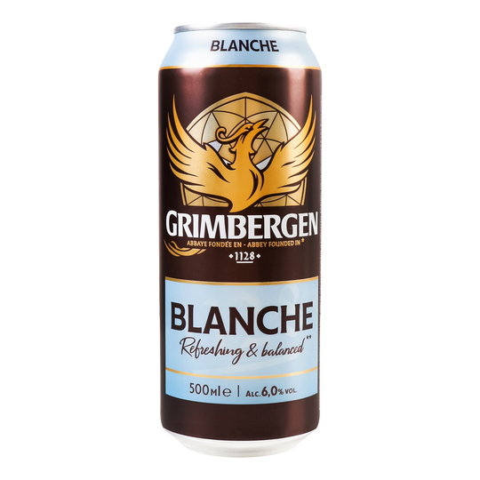 Пиво св.Grimbergen Blanche 6% 0,5л з/б
