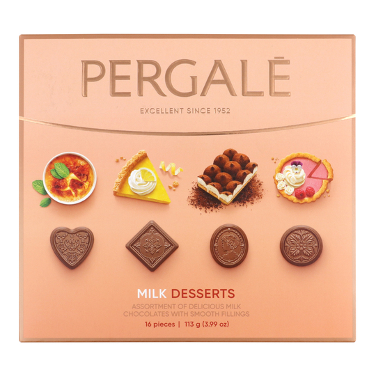 Цукерки з мол.шок.Виш/Дес.Pergale,113г