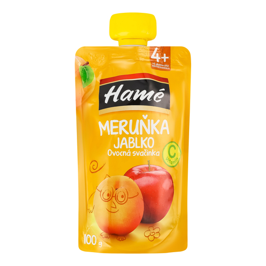 Пюре Яблуко-Абрикос пауч Hamе 100 г