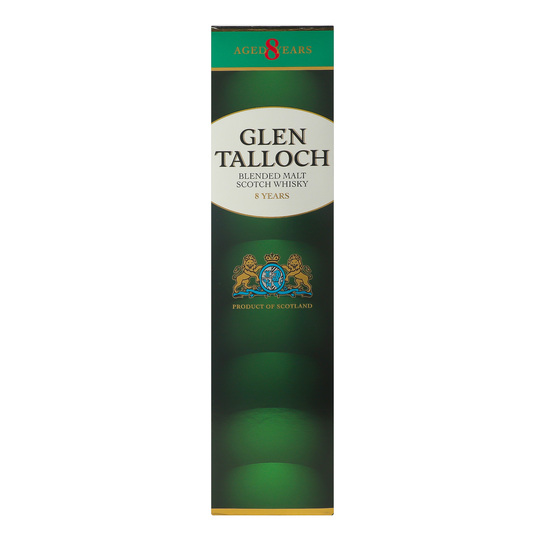 Віскі Glen Talloch Pure Malt 8р.40% 0,7л