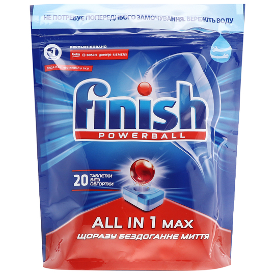 Таблетки д/пмм Finish All in 1 20шт