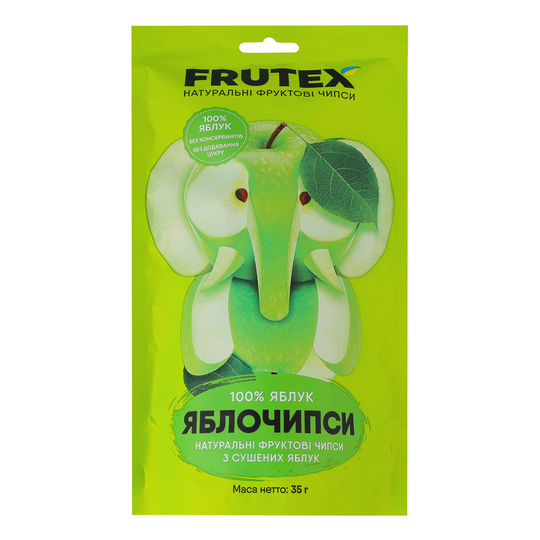 Чипси фруктові яблочипси Frutex 35г