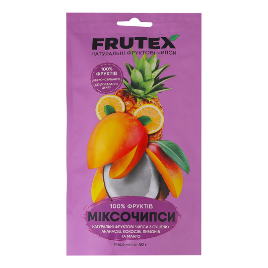 Чипси фруктові міксочипси Frutex 40г