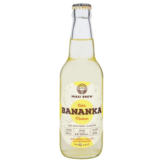 Сид.Bananka н/с 5% 0,33л с/п