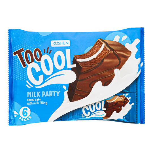 Тістечко біск.TooCool молоч.Roshen 270г