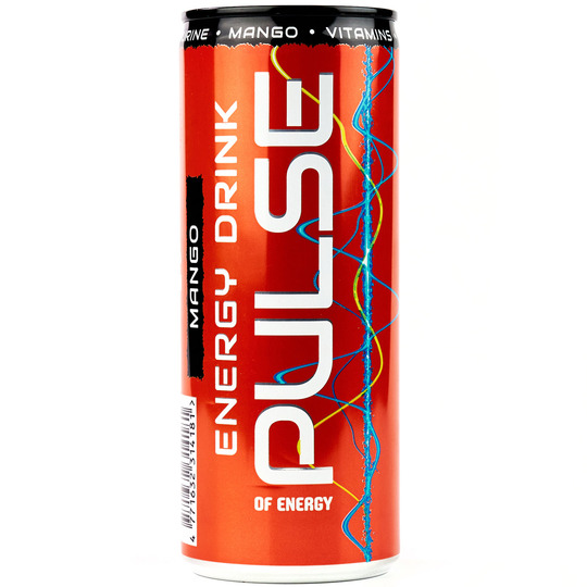 Напій енерг.Pulse манго 0,25л з/б