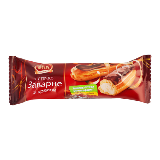 Тістечко Заварне з кремом 60г