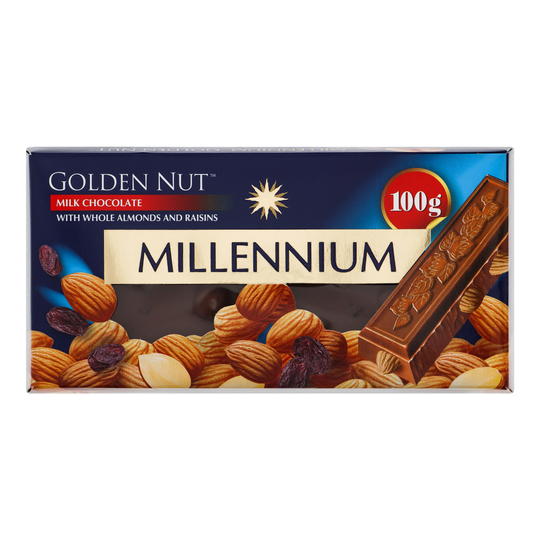 Шоколад мол.миг/родз.Millen.Gold 100г