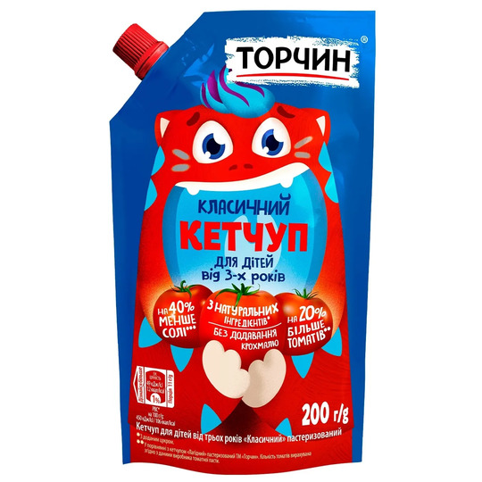 Кетчуп дит.клас. Торчин 200г