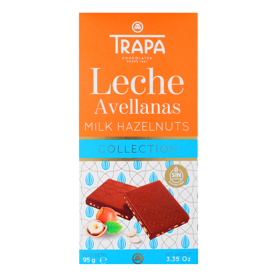 Шоколад мол. з лісним горіхом Trapa 95г