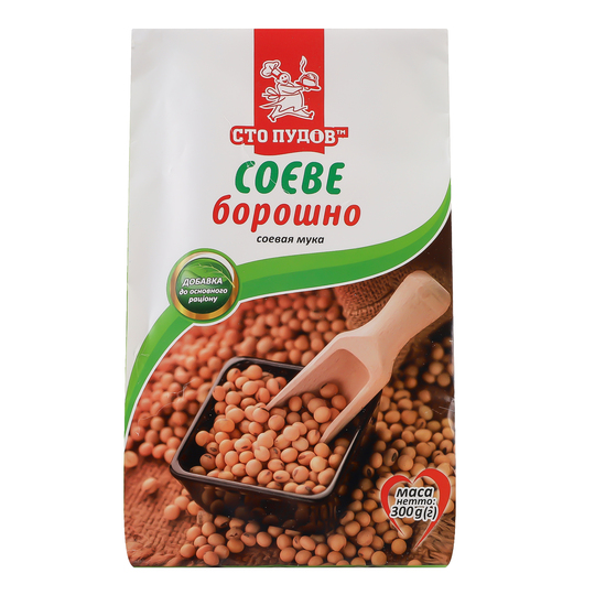 Борошно соєве Сто пудів 300г