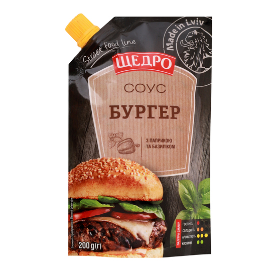 Соус Бургер Щедро д/п 200г