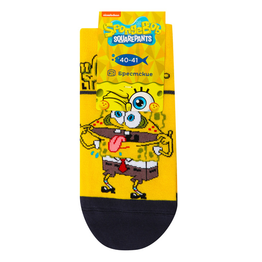 Шкарпетки чол. Spongebob,р.25,402жовт.
