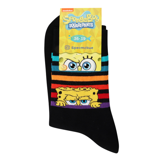 Шкарпетки Spongebob,р.36-39,039 чор.