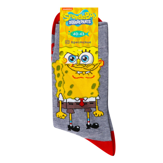 Шкарпетки Spongebob,р.40-43,038 сір.мел.
