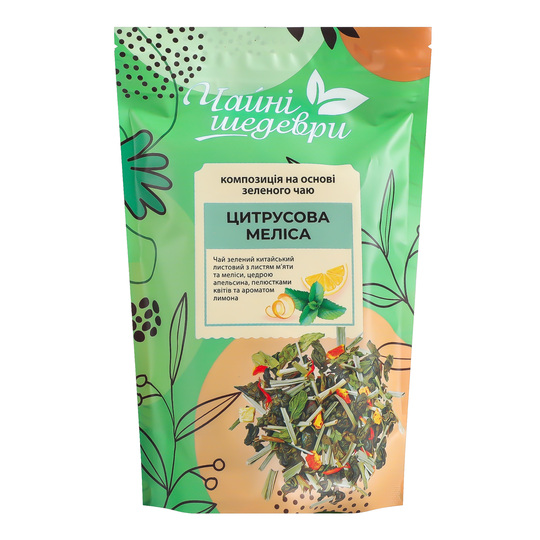Чай зелений цитрус.меліса ЧШ 60г
