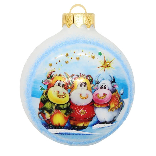 Куля ялин.скло з віз.Сим.Року АСК 80мм