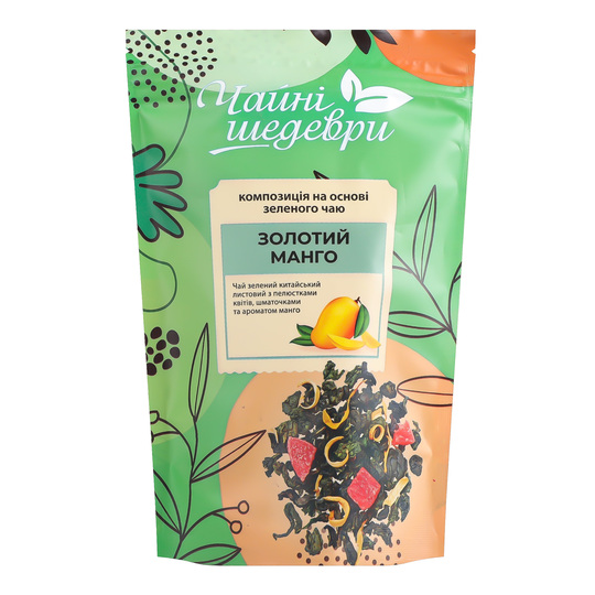 Чай зелений золотий манго ЧШ 60г