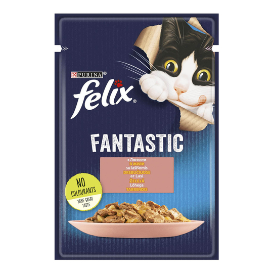Корм д/котів Felix Fantastic лосось 85г