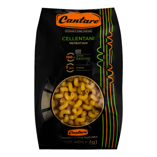 Макарони челентані Cantare п/п 400г