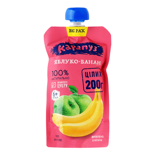 Пюре яблоко банан Elfik Magic 200г