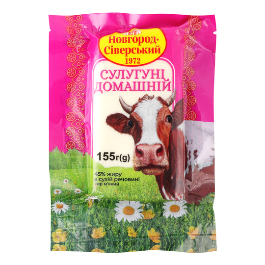 Сир м’який сулугуні домашній 45% НС 155г