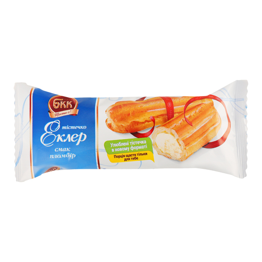 Тістечко Еклер смак пл. в уп. БКК 40г
