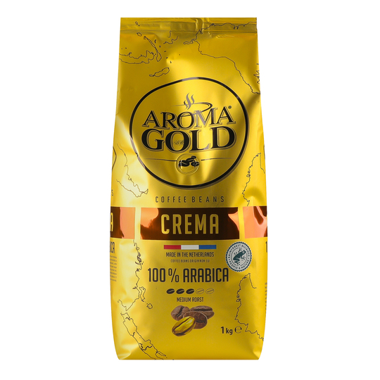 Кава смаж.в зернах Aroma Gold Crema 1кг
