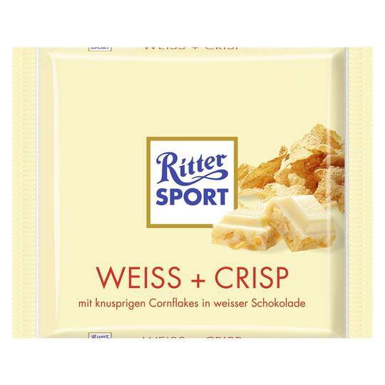 Шоколад вайт, кріспи Ritter Sport 100г