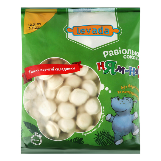 Равіольки соков. Ням-ням Левада 800г