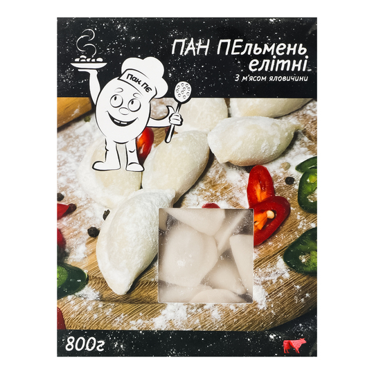 Пельмені Елітні зам. ПАН ПЕ 800г