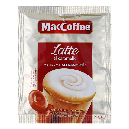 Напій розч.МакКофе Лате Карамель 22г