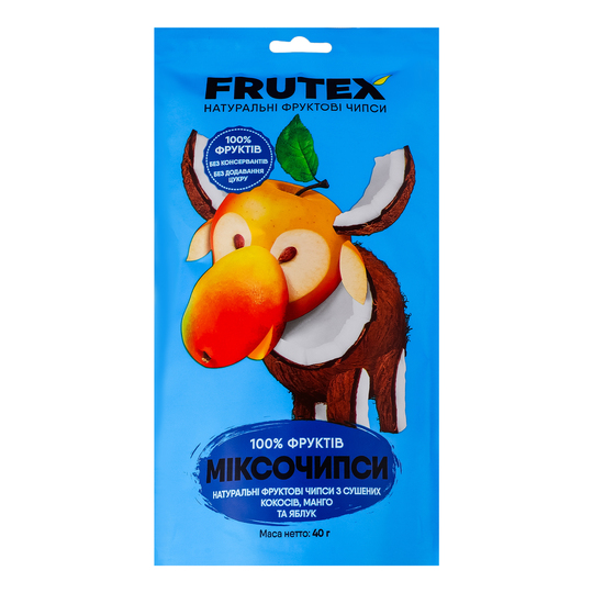 Чипси фруктові 3 смаки Frutex 40г