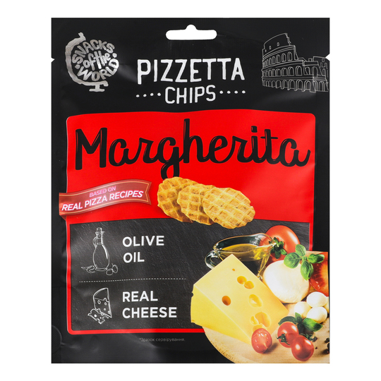 Піцета чіпс маргарита Снеки Світу 70г